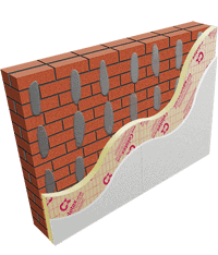 wall insulation, insulated plasterbaord