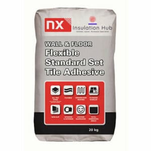 NX White Flexible Standard Set Tile Adhesive