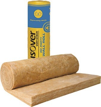 Isover RD Party Wall Roll - 75mm, 100mm, Cheap Isover, Party Wall Insulation, Cheap Insulation London, Birmingham, Manchester, Bristol, Midlands, Scotland. Isover insulation