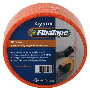 Gyproc-FibaTape-Xtreme, joint tape, scrim tapte, drywall tape, plasterboard tape