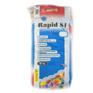 Mapei super flexible S1, rapid set, grey, tile adhesive 20kg,